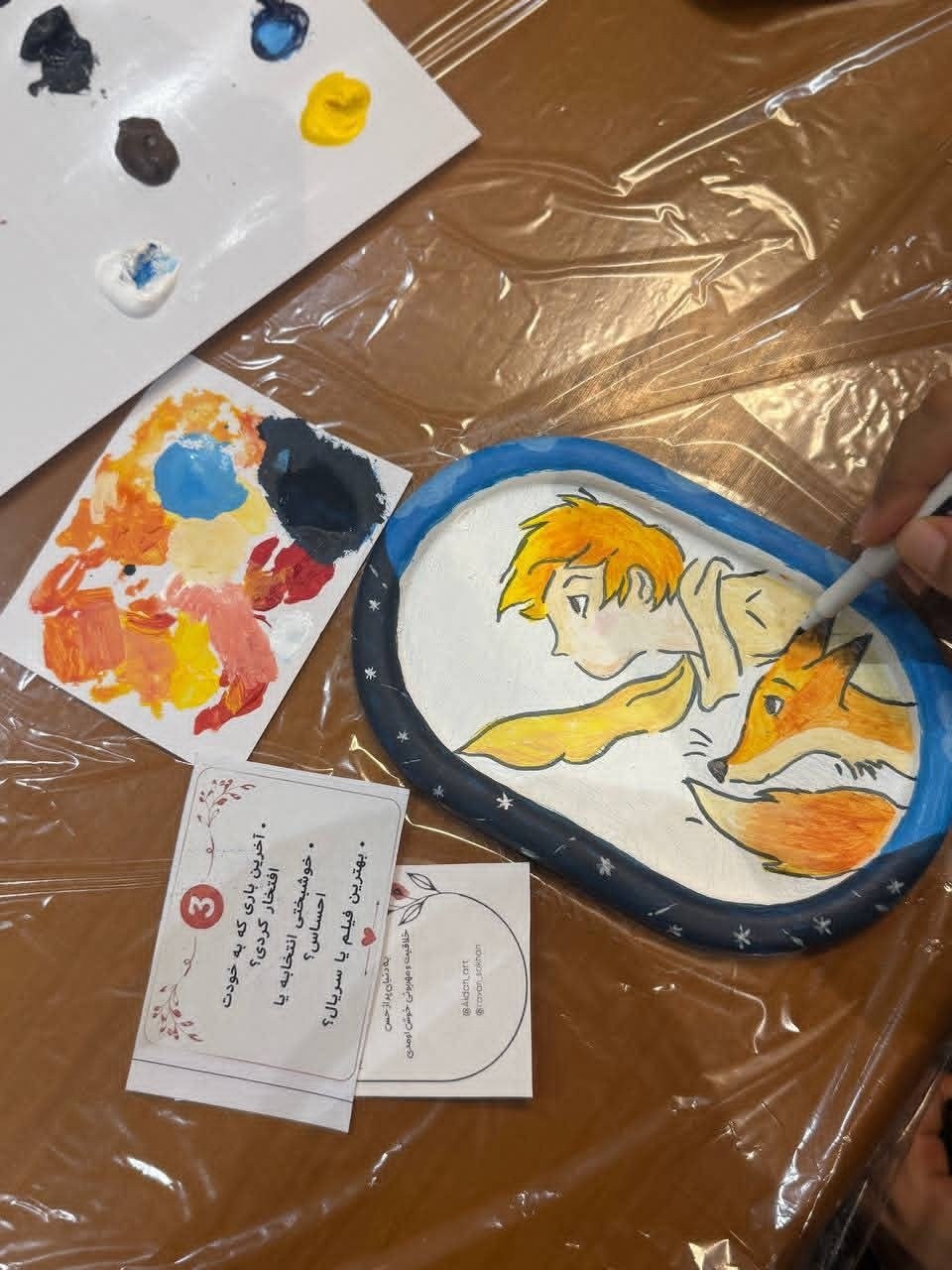 🎨 ورکشاپ نقاشی روی ظروف